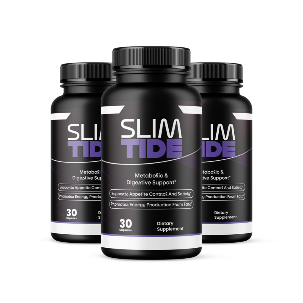 SlimTide Metabolic & Digestive Support — 3 bottle pack